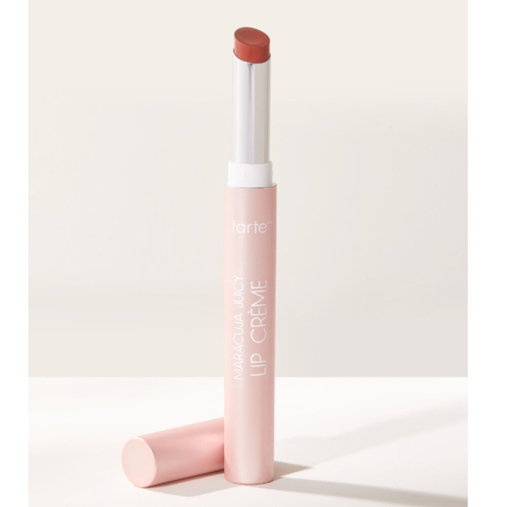 Tarte Maracuja Juicy Lip Creme in Peachy Pink Full Size 2g NEW IN BOX